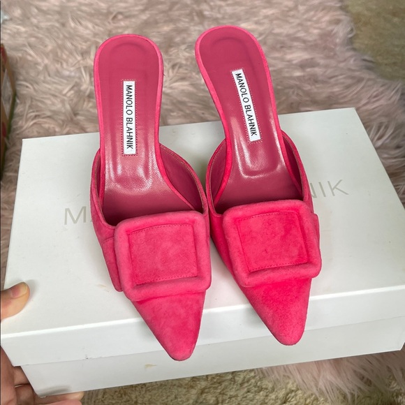 Manolo Blahnik Shoes - Manolo Blahnik Maysale Mule 70